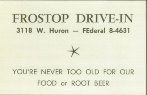 Frostop Root Beer - 1963 Yearbook Ad